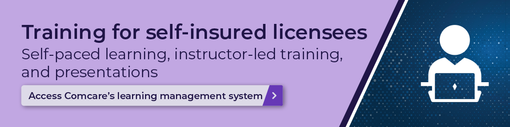 Training for self-insured licensees